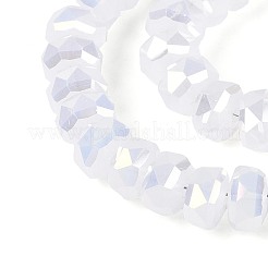Electroplate Imitation Jade Glass Beads Strands&nbsp;EGLA-N022-05B-B01