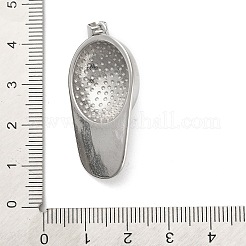304ステンレスペンダント  帽子チャーム  ステンレス鋼色  37.5x21.5x12mm  穴：9x4.5mm&nbsp;STAS-Q343-11P