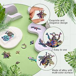 DIY Rainbow Color Pendant Necklace Making Kit&nbsp;DIY-SZ0007-57