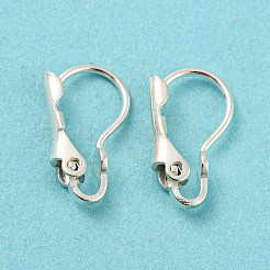 925スターリングシルバーフレンチフックピアスパーツ  銀  15x8.5x3mm&nbsp;STER-H107-05S