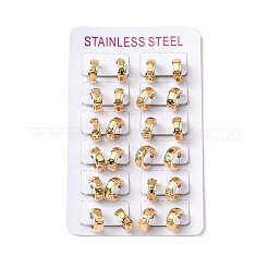 304 Stainless Steel Hoop Earrrings for Women&nbsp;EJEW-U066-02G