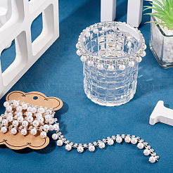 1Yard Round Crystal Glass Rhinestone Cup Chains&nbsp;DIY-PJ0001-43A