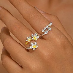 Alloy Cuff Open Rings Set&nbsp;WGB0F12-01