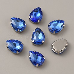 Teardrop Shape Sew on Rhinestone&nbsp;FIND-WH0128-86B-02