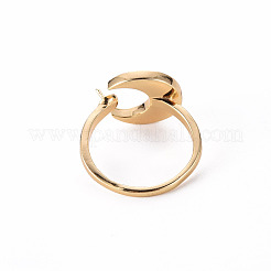 Brass Peg Bails Cuff Finger Ring Settings&nbsp;X-KK-T062-70G-NF