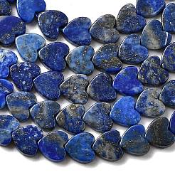 天然石ラピスラズリビーズ連売り  ハート  6x6x2mm  穴：0.7mm  約65~72個/連  13.39''（34cm）〜15.35''（39cm）&nbsp;G-A272-A01-22