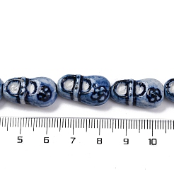 Handmade Porcelain Beads Strands&nbsp;PORC-I027-18B