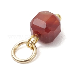 100Pcs 10 Styles Natural Stone Faceted Cube Charms&nbsp;PALLOY-JF04520-02