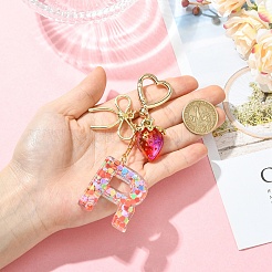 Alloy & Resin Pendant Decorations&nbsp;HJEW-YW00401-04