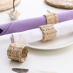 4Pcs Bamboo Knitting Napkin Rings&nbsp;AJEW-DJ0002-08D