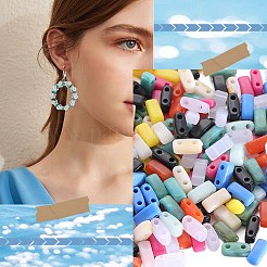 1000pcs 10 Colors Opaque Acrylic Slide Charms&nbsp;OACR-SC0001-37B