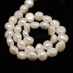 Natural Cultured Freshwater Pearl Beads Strands&nbsp;X-PEAR-L001-A-01