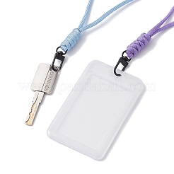Polyester & Spandex ID Card Neck Strap Card Holder&nbsp;AJEW-JB01178