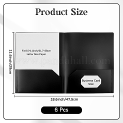 6Pcs PP Plastic File Folders&nbsp;AJEW-CP0006-39B