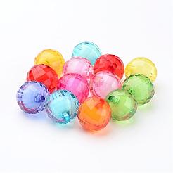 Mixed Color Chunky Bubblegum Beads&nbsp;X-TACR-S086-20mm-M