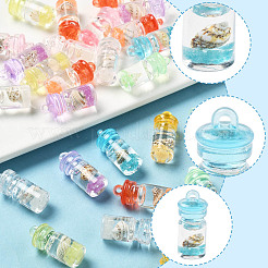 30Pcs Luminous Epoxy Resin Pendants&nbsp;RESI-FS0002-14