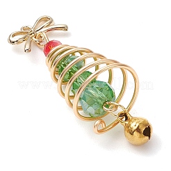 Glass & Alloy Pendants&nbsp;PALLOY-JF02990-03
