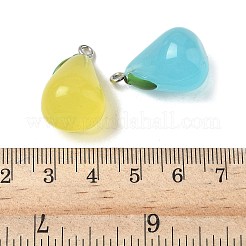 Luminous Transparent Resin Pendants&nbsp;RESI-Z038-06P