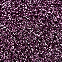 MIYUKIデリカビーズ  シリンダー  日本製シードビーズ  11/0  （db1850)デュラコート亜鉛メッキegg子  1.3x1.6mm  穴：0.8mm  約2000PCS /ボトル  10 G /ボトル&nbsp;SEED-JP0008-DB1850