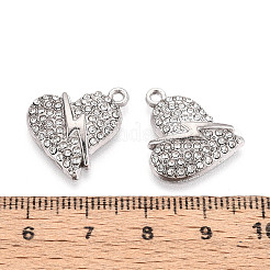 Alloy Rhinestone Pendants&nbsp;FIND-N008-06P