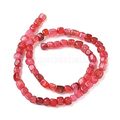 Natural Dragon Veins Agate(Dyed & Heated) Beads Strands&nbsp;G-G177-E18-03
