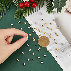 60Pcs 2 Colors 304 Stainless Steel Spacer Beads&nbsp;STAS-DC0015-06