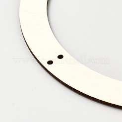 Unfinished Wooden Hanging Wreath Frame&nbsp;WOCR-WH0004-023A