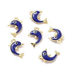Brass Enamel Pendants&nbsp;KK-J302-06G