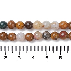 Natural Ocean Jasper Beads Strands&nbsp;G-C102-B01-01