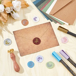 Wax Seal Stamp Set&nbsp;AJEW-WH0517-040