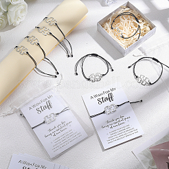 Waxed Cotton Cord Bracelets&nbsp;BJEW-PH02024