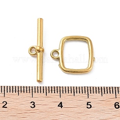 Ion Plating(IP) 304 Stainless Steel Toggle Clasps&nbsp;STAS-A092-07G