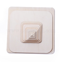 ウッドカボション  正方形  バリーウッド  50x50x2.5mm&nbsp;LS-WOOD-I004-50F