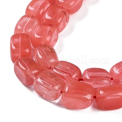 Cherry Quartz Glass Beads Strands&nbsp;G-M403-D02-01
