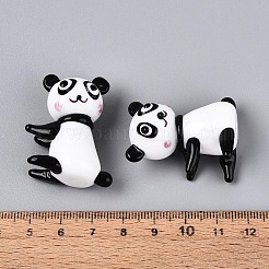 Handmade Lampwork Panda Display Decorations&nbsp;LAMP-N028-24A