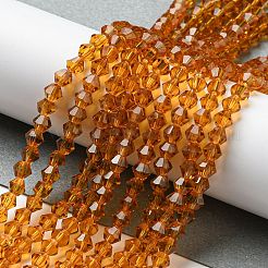 Transparent Glass Beads Strands&nbsp;GLAA-F029-4mm-28