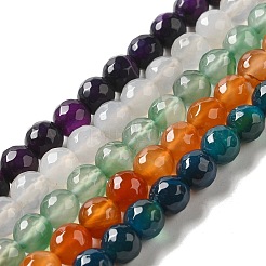 Natural Agate Beads Strands&nbsp;G-G045-8mm-M