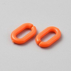 Opaque Acrylic Linking Rings&nbsp;SACR-WH0001-37I