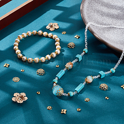 390Pcs Alloy & Iron & Brass Bead Caps&nbsp;DIY-PH00021-69