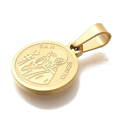 PVD Vacuum Plating 304 Stainless Steel Charms&nbsp;STAS-U035-16G