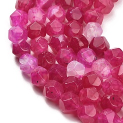 Natural Agate(Dyed & Heated) Beads Strands&nbsp;G-K425-B07-01