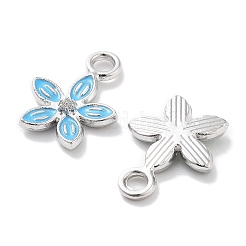 Rack Plating Alloy Enamel Charms&nbsp;PALLOY-F311-01P