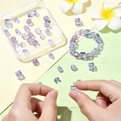 50Pcs 5 Styles Imitation Austrian Crystal Beads&nbsp;FIND-YW0004-71A