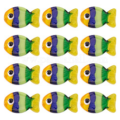 12Pcs Handmade Lampwork Beads&nbsp;LAMP-TA0001-74D