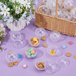 Plastic Round Vending Machine Egg Capsules&nbsp;AJEW-WH0609-530A