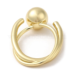 Brass Wrap Rings&nbsp;RJEW-Q778-14G