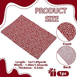 Printed Cloud Pattern Cotton Fabric&nbsp;AJEW-WH0314-975B