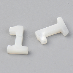 Natural White Shell Mother of Pearl Shell Charms&nbsp;X-SSHEL-R048-004-01