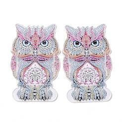 5D DIY Owl Pattern Animal Diamond Painting Pencil Case Ornaments Kits&nbsp;DIY-C020-01