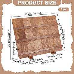 3 Layer Wood Display Stands&nbsp;ODIS-WH0078-30A